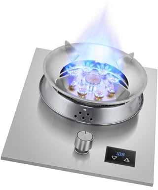 Cucina A Gas, Potenza Nominale 5,2 KW, Coperchio In Rame Nove Camere, Piano Cottura Con Bruciatore, For Anelli, Riscaldamento, E Bollitura(LPG)