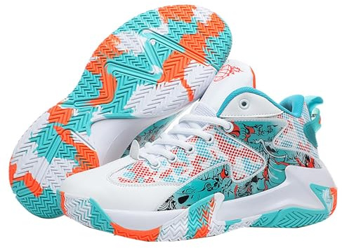 Ungdomar basketskor för sporttävlingar, moderna träningsskor för elever, mångsidiga par sneakers för vardagen