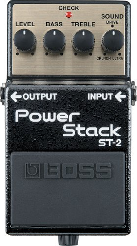 BOSS ST-2 Power Stack Guitar Overdrive Pedal, een brede waaier klanken van vintage crunch tot moderne ultra high-gain distortion