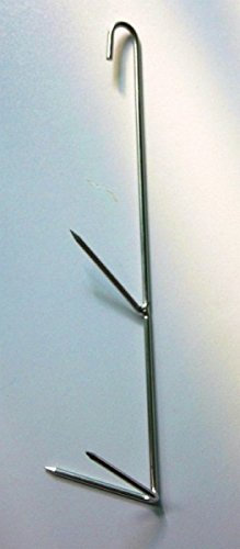 Klages Edelstahl Räucherhaken / Krallen-Räucherhaken Profiausführung (5 Stück)