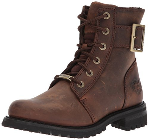 Harley-Davidson Footwear Stylewood - Botas de motocicleta para mujer, Marrón, 35.5 EU