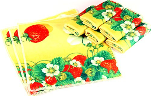 K&B Vertrieb Waschlappen 8 Stück Waschhandschuh Waschhandschuhe Microfaser Seiftuchtuch III