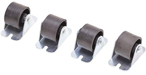 4 Stück Kastenrollen Möbelrollen Bettkastenrollen Kastenbockrollen Rollen 30 mm
