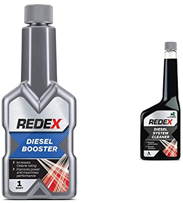 Redex RADD0062A Diesel Cetane Power Booster Fuel Additive, 250ml & Holts LOYRADD1601A Diesel Cleaner, 500 ml