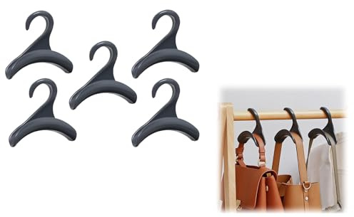 KAYEF 5 Piece Handbag Hanging Rack, Hook Handbag Wardrobe, Wardrobe Handbag Rack, Handbag Rack pour suspendre des sacs, des cartables, des foulards et des cravates, etc.