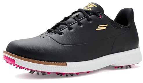 Skechers Damen Go Golf Jasmine 2 Turnschuhe, Black Pink, 38 EU