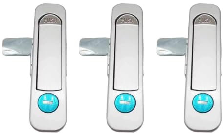 TANFEI 3 cerraduras de caja de conexiones eléctricas, cerraduras de caja eléctrica para interiores y exteriores, cerraduras de puerta de gabinete eléctrico, cerraduras de puerta de gabinete de equipos