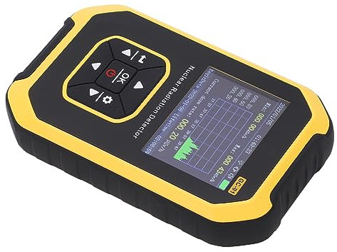 Contador Geiger, Detector de Radiación Digital con Monitoreo en Tiempo Real, Batería Diurna, Alta Sensibilidad para Mármoles, CT, Azulejos, Radiación Industrial, Alimentos, Metal