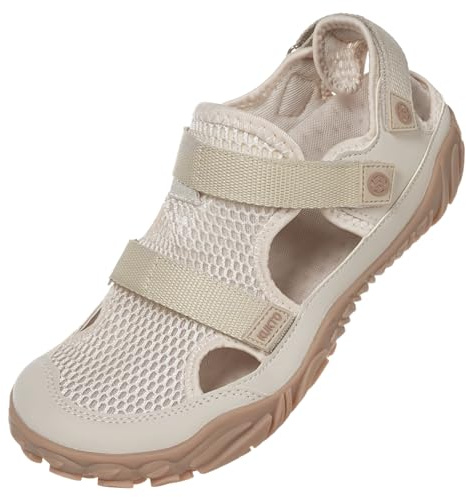 Hsyooes Men's Sports Sandals Women's Hiking Sandals Orthopedic Walking Shoes Summer Trekking Beach Water Shoes Arch Support Adjustable Outdoor