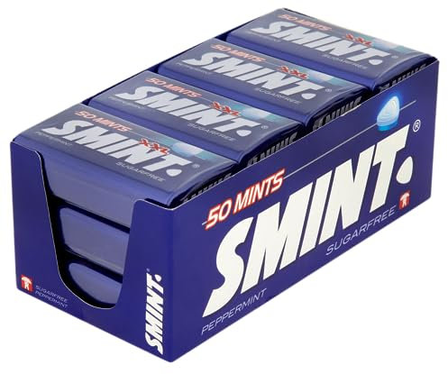 Smint Menthe poivrée Étain 50 Count (Pack of 12)