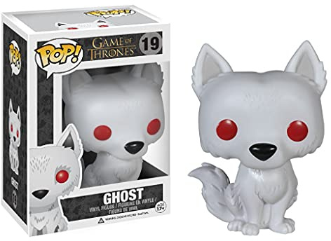Funko 3876 Ghost Game of Thrones Direwolf Bobble Head - Vinyl Collectors 3.75 Inch Dire Wolf Figure