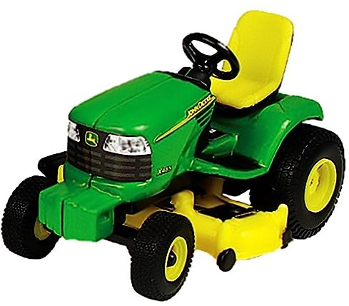John Deere Lawn Tractor 1/32 Scale, Green, Yellow