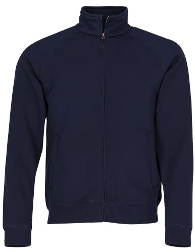Fruit of The Loom Herren Sportjacke Premium Sweat Jacket 203.01, Gr. X-Large, Blau (Deep Navy 202)
