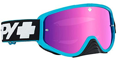 Spy+ Optics Woot Race DH MTB BMX Goggles 2019 - Slice Blue with Spectra + Clear lenses