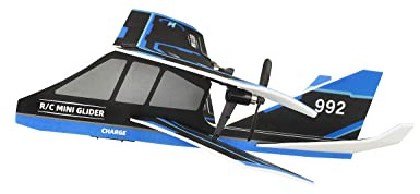 RE-EL TOYS - SKY PILOT 0439 Aereo Biplano Radiocomandato 2.4GHz. CM23 Nero - Blu