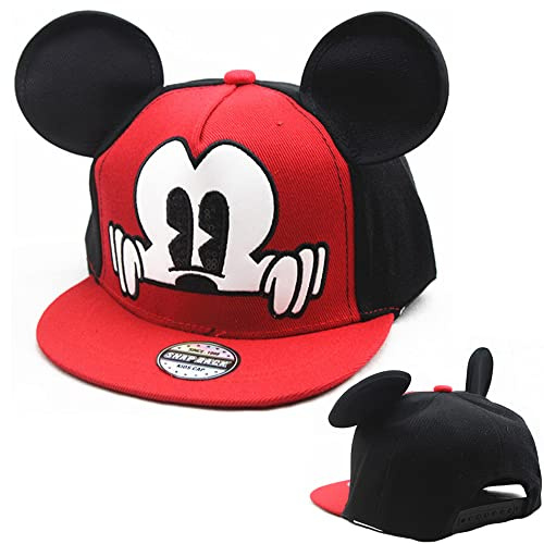 YGCHEN Bambini Berretto da Baseball Mouse Cappello Baseball Cappellino da Baseball Regolabile Cappelli Topolino Baseball cap con Orecchio Berretto Baseball Cappellini