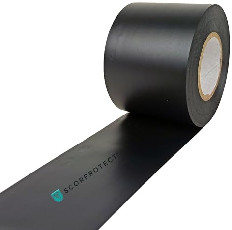 Scorprotect ® PVC Klebeband schwarz 50 mm x 25 m