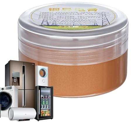 Grasa conductora,Grasa conductora para conexiones eléctricas,Grasa de cobre de alta temperatura de 30 g para conectores | Pasta compuesta a prueba de herrumbre, grasa automotriz de fuerte adherencia p
