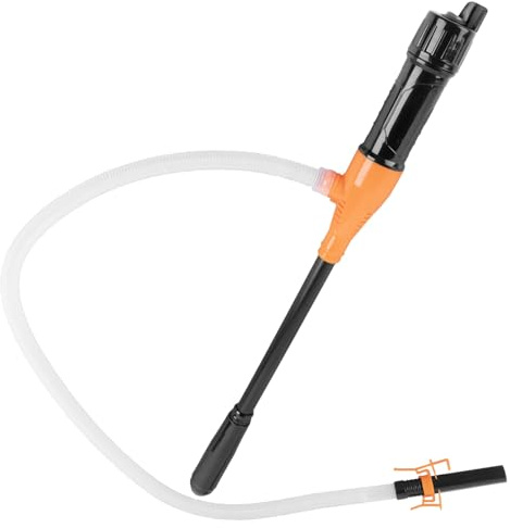 Merautop SJ Bomba de transferencia de combustible eléctrica Bomba de transferencia de líquido con batería portátil Bomba de aceite eléctrica Sifón Bomba eléctrica Gasolina Gas 2.6 GPM Accesorios para