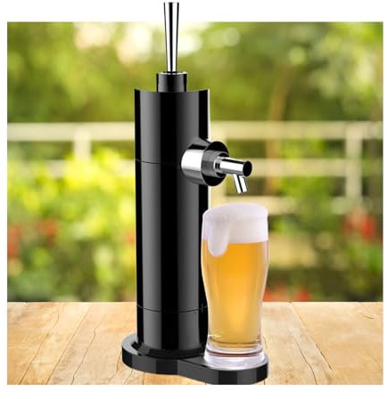 Beer Draft Dispenser - Foam Maker for Draft Beer for Beer Lovers - Perfect for Home Brewing and Parties