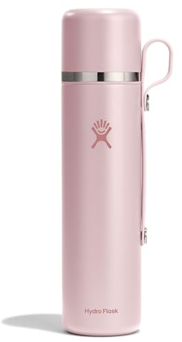 Hydro Flask Hot Flask & Cup – Insulated Stainless Steel, Hot Drink Travel Container for Coffee & Tea 36 Oz Trillium Pink