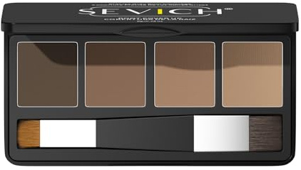 SEVICH Root Touch Up Hair Color,4 Color Waterproof Hairline Powder for Thinning Hair,Gray Roots,Sparse Areas,Natural Finish for Women & Men with Dual-Ended Brush,Brown Series