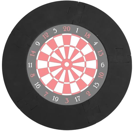 Dartboard Wall Protector, supporto per la tavola da darda | Eva Dartboard Croutching Crouting - Anelli di backboard di giunzione multifunzionale per la scheda da 18 pollici