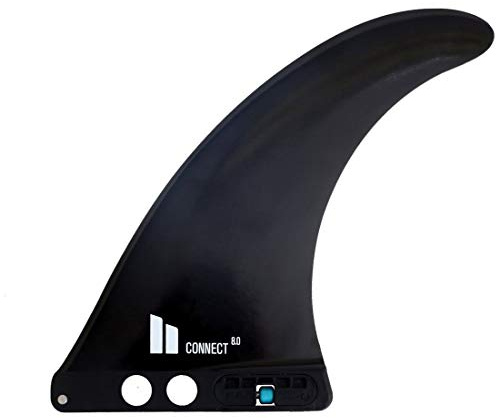 FCS II Connect GF Longboard Fin – Beginner-Friendly Glass Flex Longboard Fin for Smooth Turns, Speed & Easy Control (Multiple Sizes) (Glass Flex, 8)