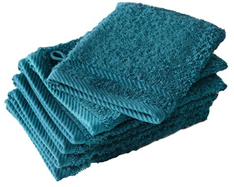 De Witte Lietaer 194833 Waschlappenset 6-TLG., Baumwolle, Frühlingsgrün, 15 x 22 cm