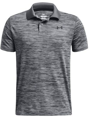Under Armour Boys' Matchplay Golf Polo, 012 Gray, YLG