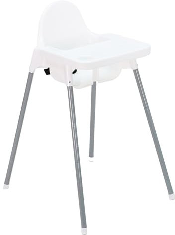 PLASTIMYR Trona de Bebe Light Ligera y Resistente a Manchas 83x44x47 cm – Trona Alta Compacta y Segura, Silla de Bebe para Comer con Arnés, Fácil de Limpiar y Transportar