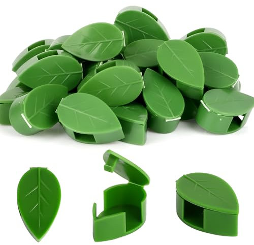 Pflanzenclips,Pflanzenclips Für Kletterpflanzen,Pflanzen Clips,30 Stück Pflanzenklammern Klein,Pflanzen Rankhilfe,Pflanzen Zubehör,Pflanzen Klammern,Rosen Rankhilfe,Pflanzenhalter,Pflanzenstütze