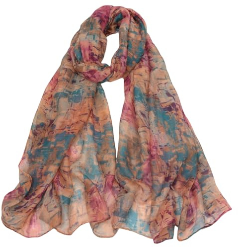 FAIRYGATE Scarf Women Long Winter Spring Soft Warm Scarves for Women Ladies with Tassel Shawls Wraps