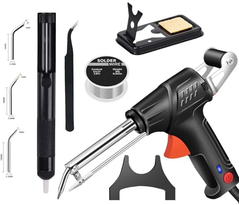 Strumenti Di Saldatura Laser Industriale Riscaldati Internamente Multifunzione, Saldatore Automatico Con Cavo A Calore Interno, Saldatore Laser Metalli Portatile (Calore esterno, 3 punte di ferro)