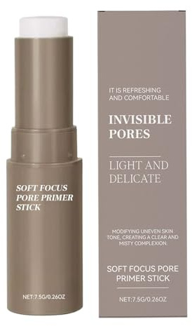 Invisible Pore Stick - Borrador de poros para un acabado de maquillaje | Prebase hidratante para control de grasa con fórmula mate ligera y textura para rutinas diarias, fiestas, eventos y