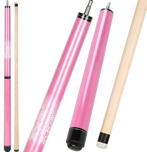 AKLOT Queue de Billard, Queue de Saut de frappeur Lourd 25 oz 1 pièce Bâton de Billard Pointe en bakélite de 14 mm pour des sauts explosifs et des sauts sans Effort 23oz/23~25oz/25oz
