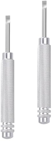 JOINPAYA Herramienta para Abrir Relojes de Metal Color Plata, 2 Piezas, Fácil de Usar y Conveniente para Desmontar la Parte Trasera del Reloj
