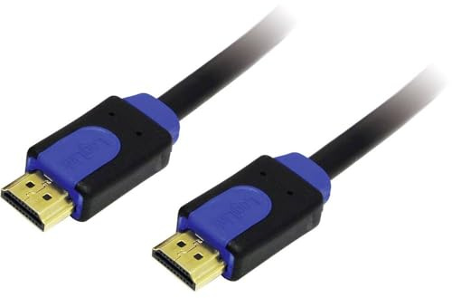 LogiLink 10 m HDMI kontakt till HDMI kontaktkabel - svart