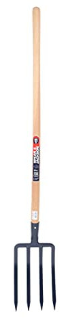 Spear & Jackson 78502 Fourche à bêcher emmanchée 4 dents 30 cm, Vert