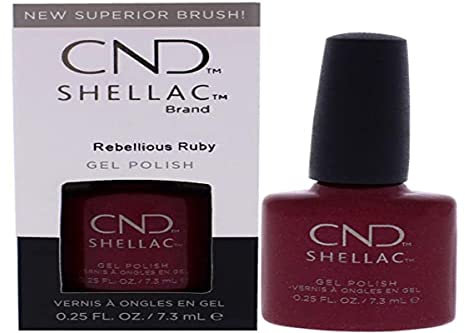 CND Shellac - Crystal Alchemy - Rebellious Ruby 7.3ml0.05