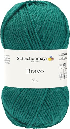 Schachenmayr Bravo 9801211-08223 marine Handstrickgarn, Häkelgarn