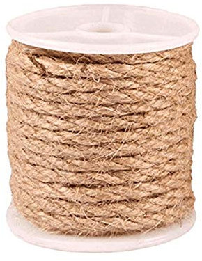 YITON Cat Scratch Post 10mm Natural Sisal Rope For Cat Tree Cat Climbing Frame Diy Weaving Cats Making Desk Legs Binding Rope 2Pcs