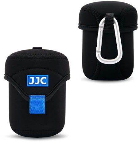 JJC Neopren Objektivtaschen Objektivbeutel Schutzbeutel Wasserabweisend für für Sony/Canon/Nikon/Pentax/Olympus/Panasonic Objektiv Objektive oder Kamerazubehör - M