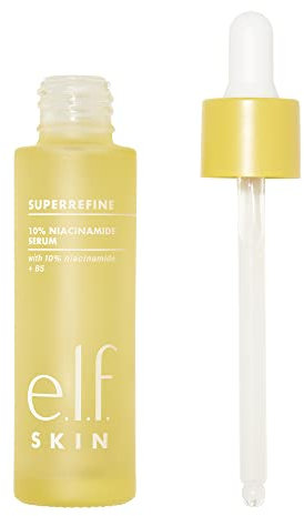 e.l.f. Skin SuperRefine 10% Niacinamid-Serum, konzentriertes Gel-Serum zum Gleichgewicht, beruhigt und glatte Haut, minimiert das Aussehen der Poren