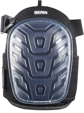 Gerin Paires De Genouillères Gel | Coque Extérieure En PVC | Protege Genoux | Protection Genoux Travail | Noir | Certifié CE