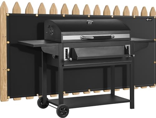 Protector térmico detrás de Parrilla, Alfombrilla Protectora térmica para Pared, Valla de terraza, barandilla, Parrilla y refrigerador, Cubierta ignífuga Resistente y Pantalla Que Protege la