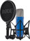 RØDE NT1 Signature Series Large-diaphragm Condenser Microphone with Shock Mount, Pop Filter and XLR Cable for Music Production, Vocal Recording, Streaming and Podcasting (Cobalt)