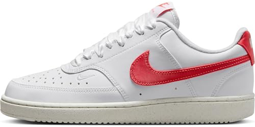 Nike Scarpa Court Vision Low Next Nature – Donna, White/Magic Ember-Sail, 36.5 EU