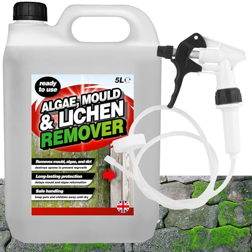 5L Mould Algae & Lichen Remover Spray and Leave Ready To Use With Convenient Long Hose Trigger (1)