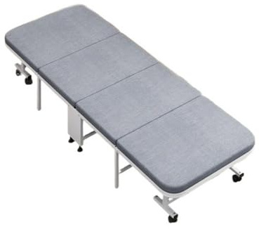 JUNCHENG1008 Camping Portable Nap Lounge Chair Folding Bed Single Bed Cool Bed Nap Bed for Office Workplace Folding Bed Outdoor (XL)